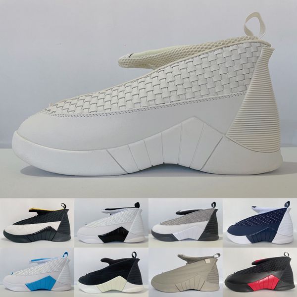 

basketball shoes 15s doernbecher jumpman 15 obsidian stealth outdoor men mens sports trainer sneakers size 40-46, White;red