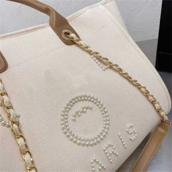 

50% off women's luxury handbags beach pearl tote canvas bag girl portable large capacity big kbsi