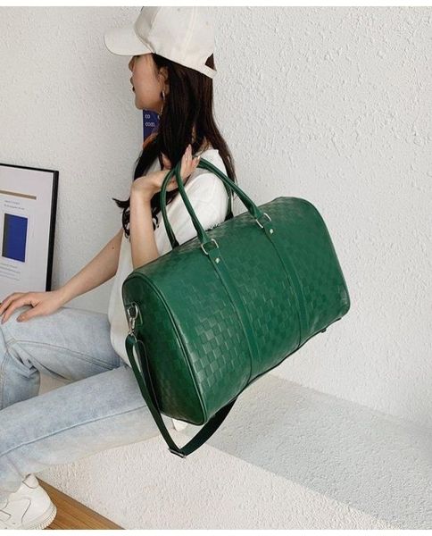 

duffle bag classic 45 50 55 travel luggage for men real leather women crossbody totes shoulder bags mens womens handba7338123