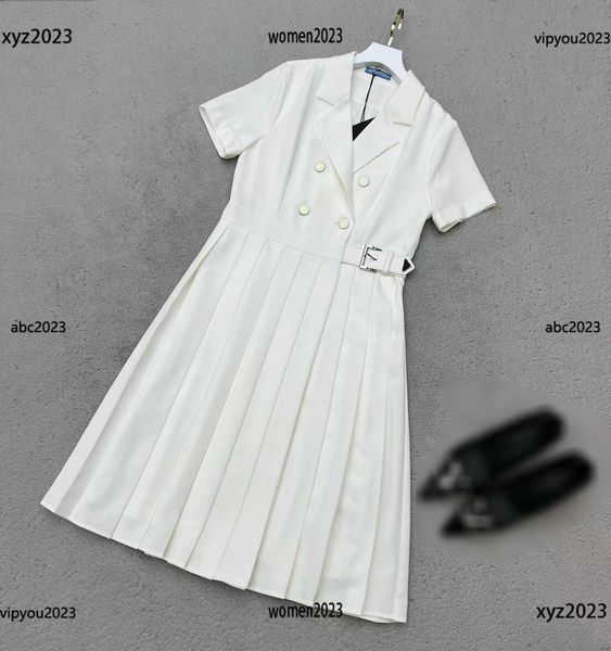 

women casual dresses designer large lapel dress size s-l double-breasted dresses for woman fashion brands skirt new product april18, Black;gray