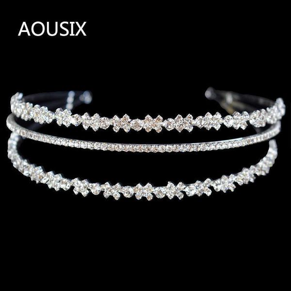 

wedding hair jewelry luxury sparkling wedding bridal crystal tiara princess pageant prom rhinestone headband zircon hair band hair accessori, Slivery;golden