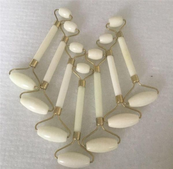 

drop portable pratical white jade roller healthy face body head foot nature beauty tools in stock6852947