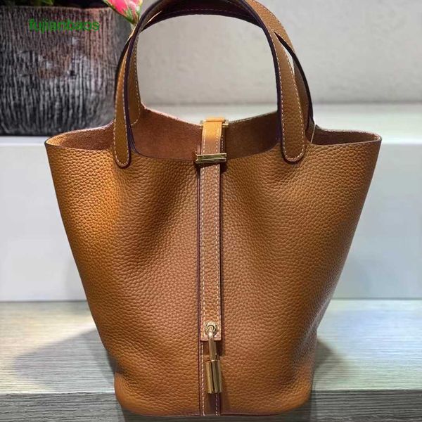

hemres picotn handbags ins super better 2023 new fashion broadband bucket one shoulder straddle women's bag large mother and child, Black
