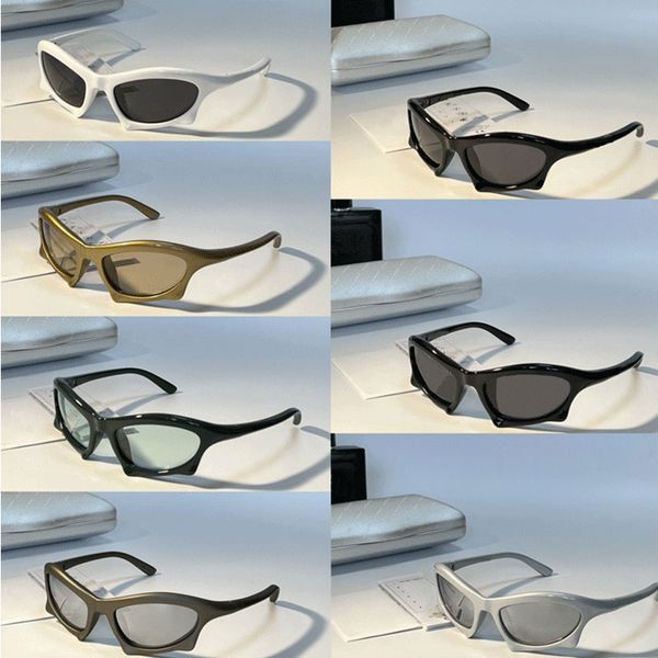 

summer 22 red carpet collection bat rectangle sunglasses 100% nylon fashion mens and womens anti-ultraviolet glasses 0229, White;black