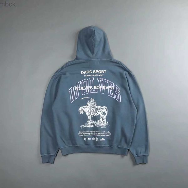 

men's hoodies sweatshirts darc sport bigsupersoft fleece thickened cotton pullover hoodie sweater men's and women's coat swea, Black