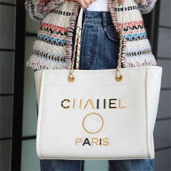 

50% off women's luxury handbags beach metal pearl letter badge tote bag small leather large chain wallet 2slx