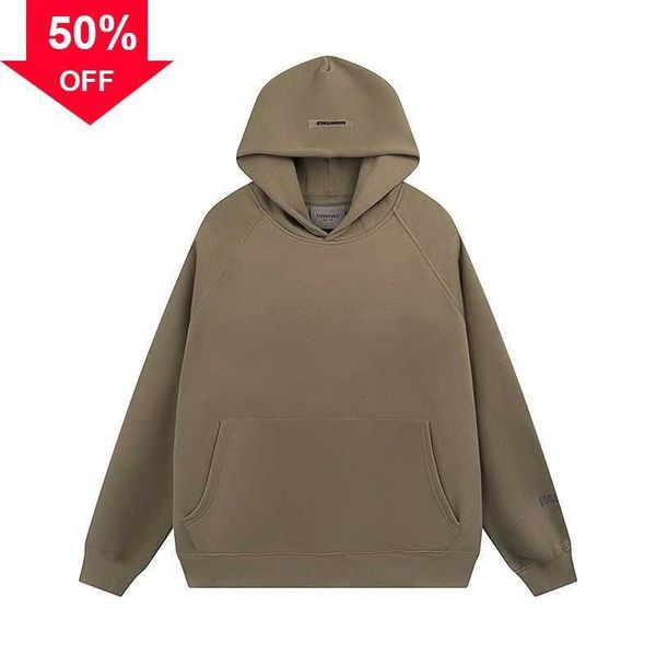 

men's hoodies sweatshirts esshoodies ess hoody mens casual cool 2023 printed hoodie fashion hip hop street sweater reflective letter s-, Black