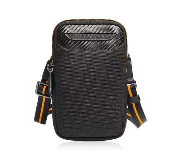 

card holders men bag mclaren braid surface crossbody clutch chest pack real leather wallet coin purse pocket inside slot pocket 373015d a3, Brown;gray