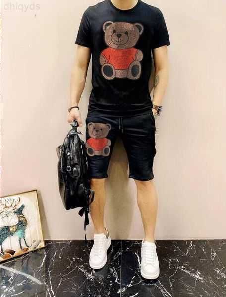 

men's summer suits drill tracksuits men brand designer hip hop 2zrcf, Gray