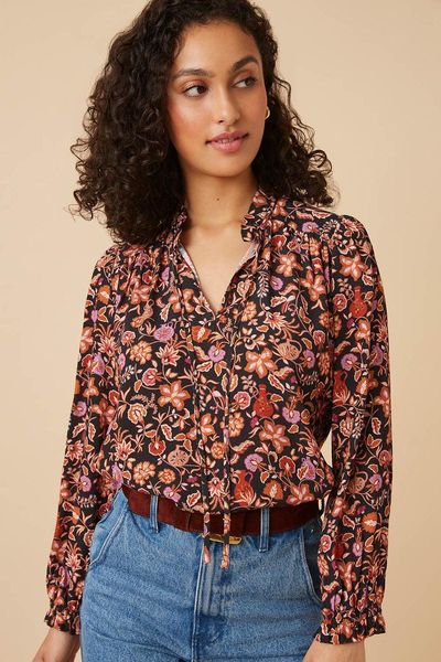 

shirts women blouse 2022 autumn and winter vneck loose longsleeved shirt, White