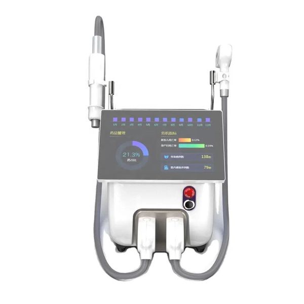 

2 in 1 picosecond laser tattoo removal machine nd yag laser and 808nm hair removal, Black