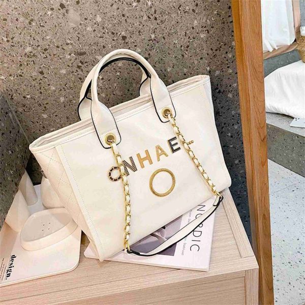 

70% off luxury women's classic handbags beach metal badge tote bag small capacity large leather one backpack myst