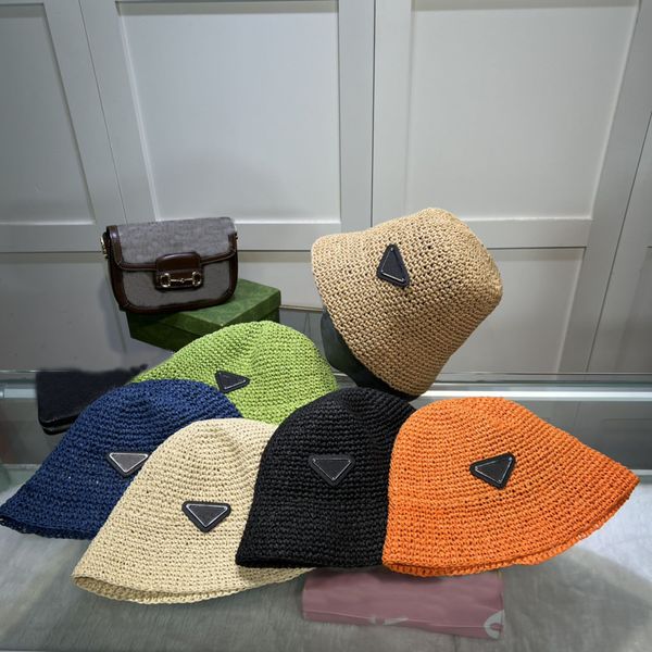 

woman bucket hat mens trucker hats designer summer sun prevent bonnet beanie baseball cap outdoor fishing dress beanies triangular letters 2, Blue;gray