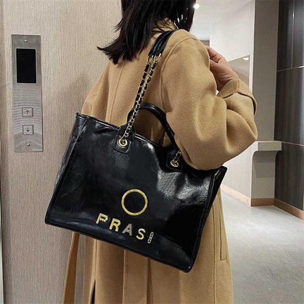 

60% off luxury women's handbags metal letter badge tote bag small cross body leather beach large female chain wallet backpack kkld