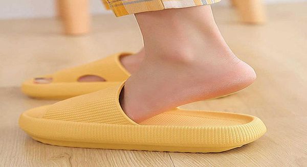 

women slippers 2021 summer beach eva soft sole slide sandals casual men ladies indoor bathroom thick platform antislip shoes q0529541426, Black