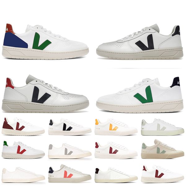 

womens veja sneakers vejas shoes men women classic leather white black fashion vegetarianism style original veja v- campo esplar