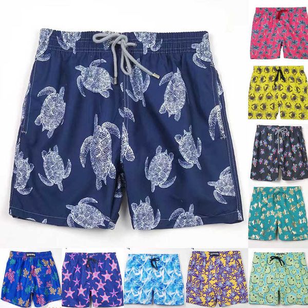 

men's shorts vilbrequin bermuda pantaloncini boardshorts villebrequin trunks mens surfwear bermudas beach short turtles summer 08450, White;black