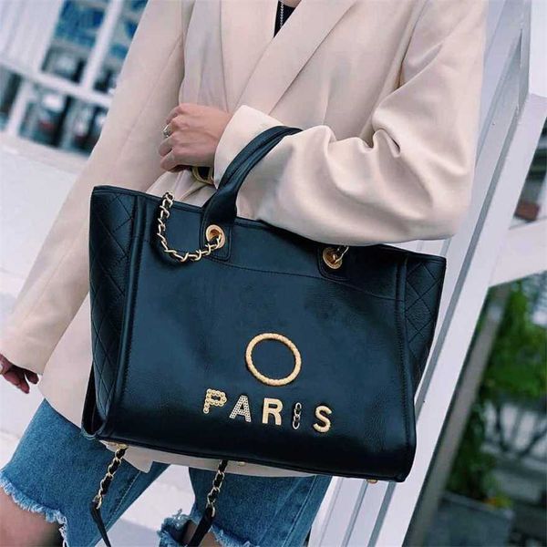 

60% off luxury women's handbags metal letter badge tote bag small body leather beach large female chain wallet backpack xw5h
