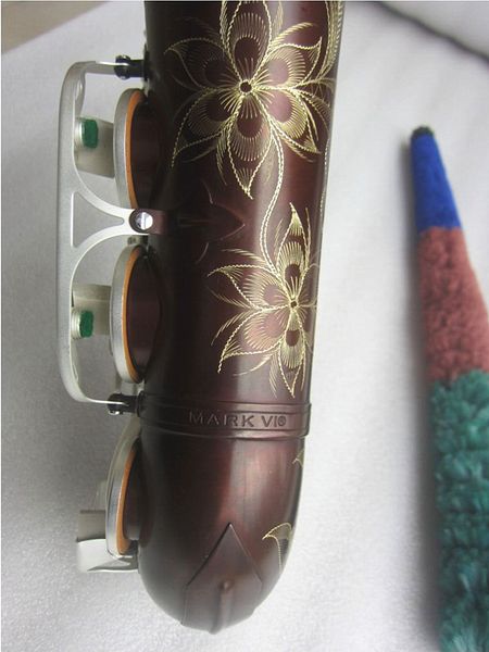 

new alto sax mark vi professional senior antique copper silver key e flat new saxophone with case