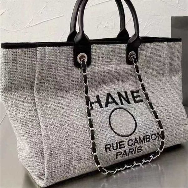 

50% off luxury women's handbags beach canvas embroidered chains packs bag small large pack lo8s