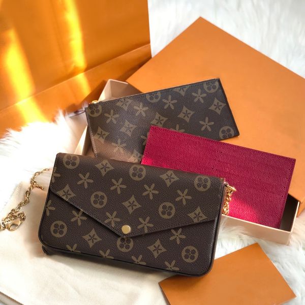 

womens luxury designer small shoulder clutch bag mens wallets multi felicie m61276 totes handbag crossbody bags lady pochette sling envelope