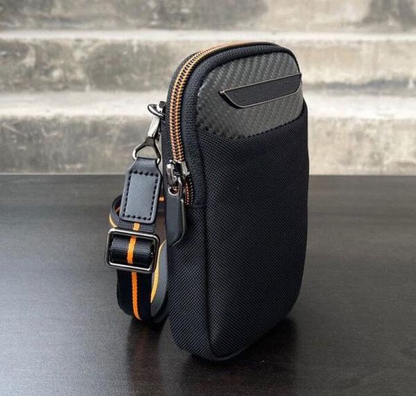 

card holders men bag mclaren braid surface crossbody clutch chest pack real leather wallet coin purse pocket inside slot pocket 373015d a9, Brown;gray