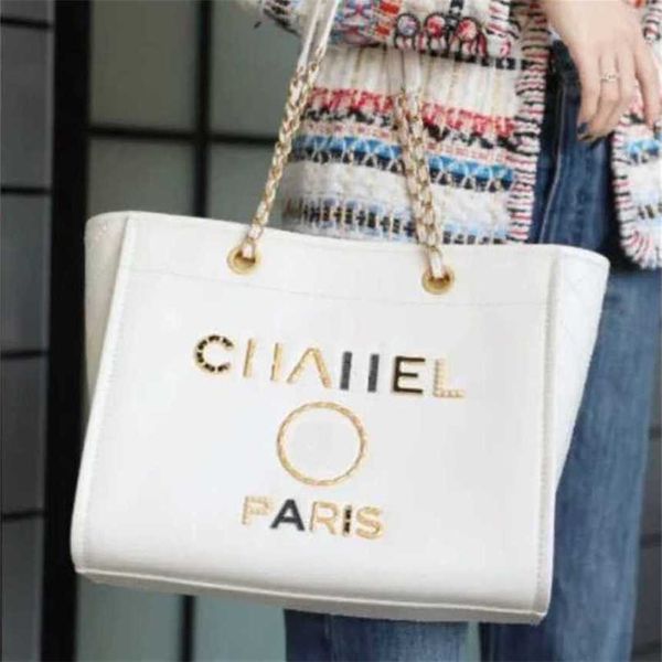 

50% off handbags women's luxury beach metal pearl letter badge tote bag small leather large chain wallet cibg