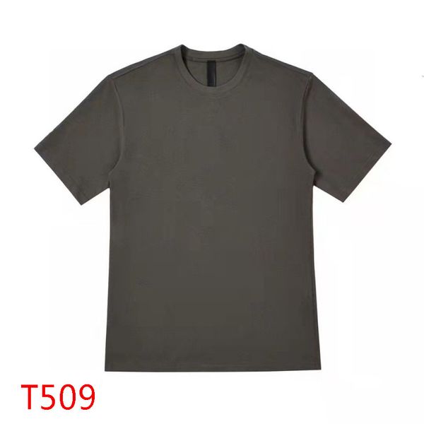 

t509 short sleeved t-shirt shirt, pure cotton embroidery version, gray cross sanskrit letters, fashionable punk hip-hop couple style, Silver