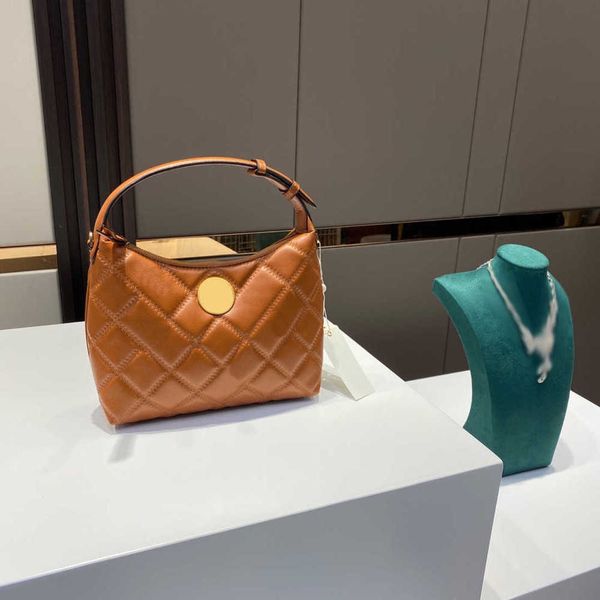 

designer hobo bags women luxury handbags simple small square armpit bag women's designer leather phone handbags 211220