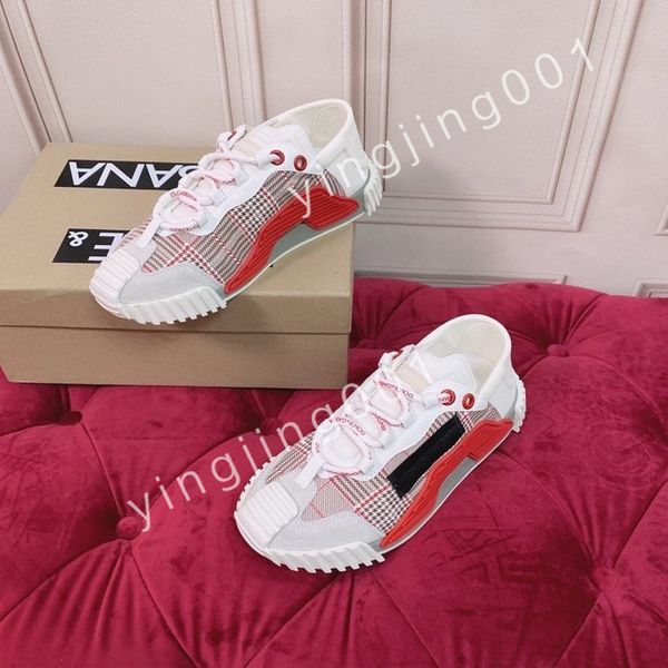 

2023 luxurys designer calfskin casual shoes reflective sneakers vintage trainers fashion shoes lace-up sneaker, Black