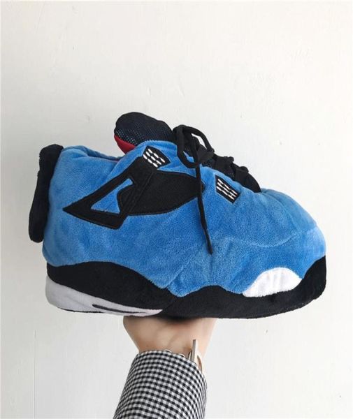 

plush women slippers  3544 male foam sneakers bread fat slippers women039smen winter cotton shoes woman warm h5145641, Black