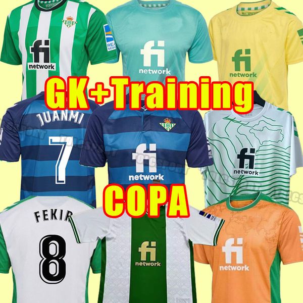 

22 23 real betis soccer jerseys joaquin b.iglesias camiseta de futbol juanmi canales fekir 2022 2023 camisetas de futbol edicion goalkeeper, Black;yellow