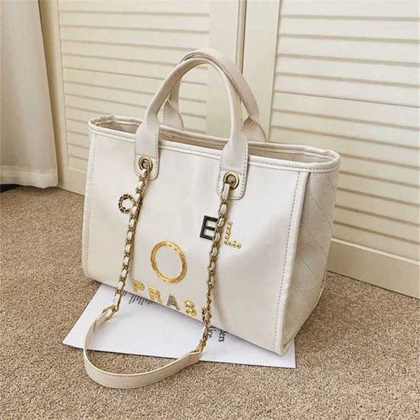 

50% off women's luxury handbags classics beach metal pearl letter badge tote bag small leather large chain wallet m35b