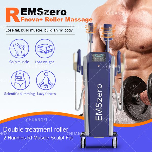 

2023 emslim nova beauty instrument ems slim machine body slimming emszero roller massage 6 handles 5000w