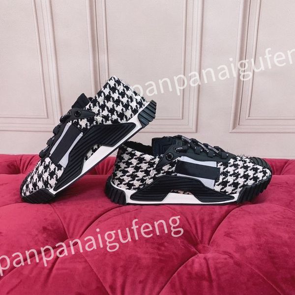 

2023 luxurys designer casual shoes mens vintage trainers sneakers women fashion shoe lace-up platform sneaker, Black