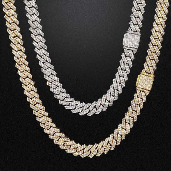 

new design miami cuban necklace jewelry brass hip hop jewelry necklace for men, Silver