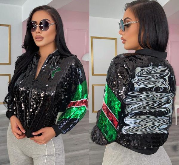 

women's jackets for new outerwear slim sweatshirts designers jacket black white long sleeve coats cing size s-xxl, Black;brown