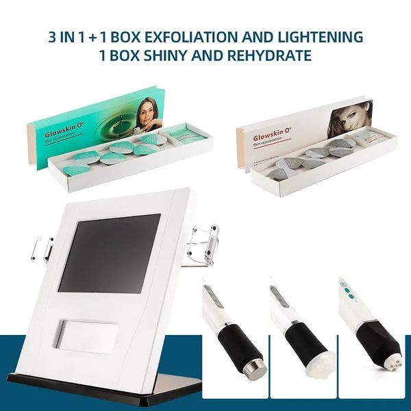 

3 in 1 oxygeneo facial machine ultrasound facial rejuvenation oxygeneo moisturize skin rf multifunctional deceive