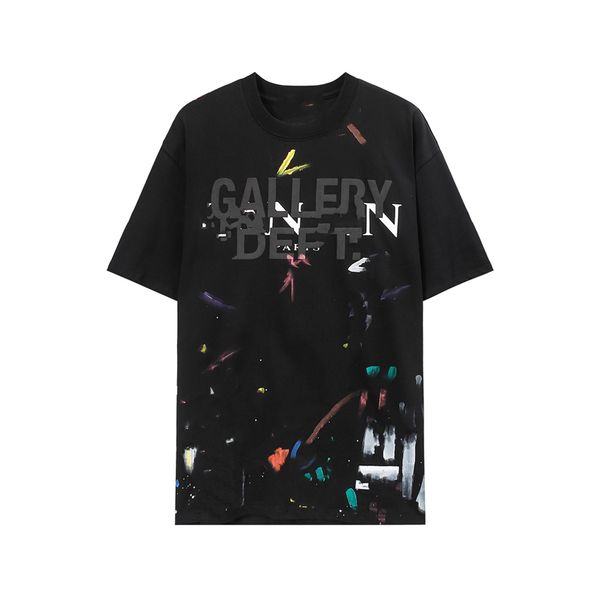 

men's t-shirt 2023 fashionable men's t-shirts langfannity cotton anti-wrinkle printed alphabet couple casual wear student short sl, White;black