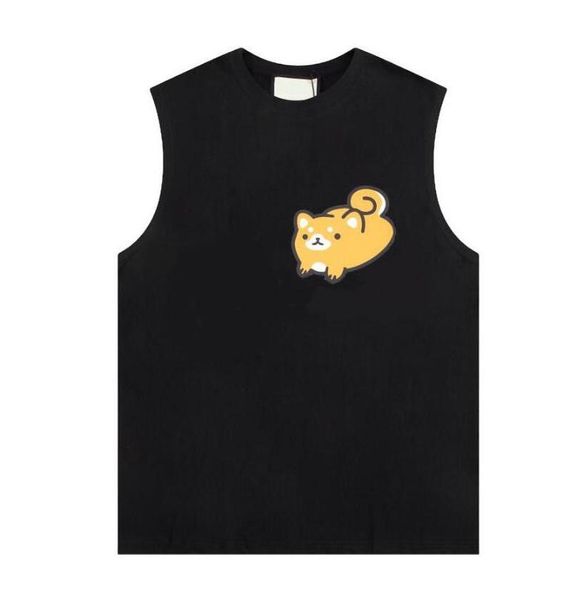

luxury designer women's tanks fashion letters printed vests summer sleeveless men tshirts blouse asian size xs-l 5a, White