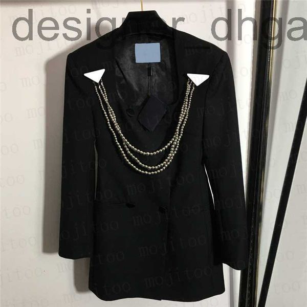 

skirts&skorts designerletter chain suit dresses for women long sleeve designer coats ladies charm dress business jackets 126m