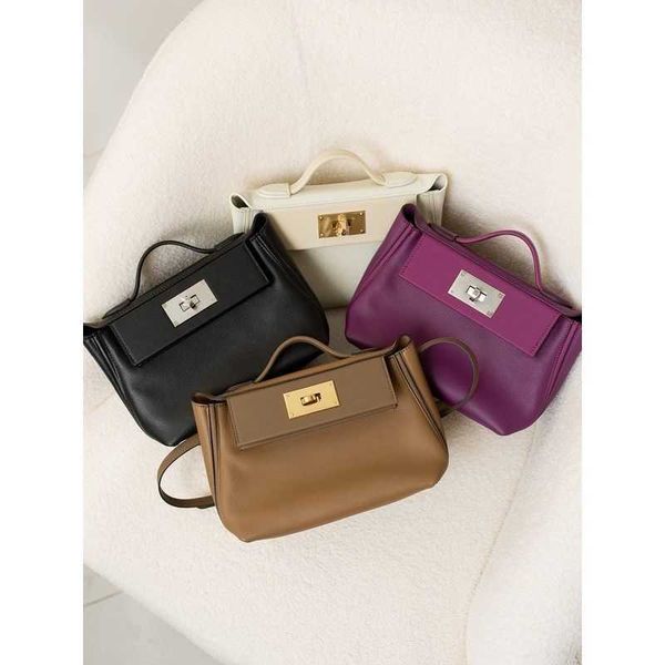 

designer totes bags premium fashion layer cowhide steel hardware bag handheld shoulder bag women's crossbody bag