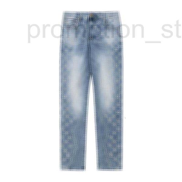 

men's jeans designer trendy men's washed aged jeans with heavy washing process, handsome, fashionable, high-end spring autumn styl, Blue