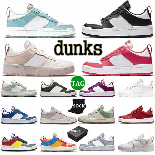 

2023 dunks casual shoes for men women sneakers siren red black white copa cactus flower copa sail multi-color game royal seafoam womens spor