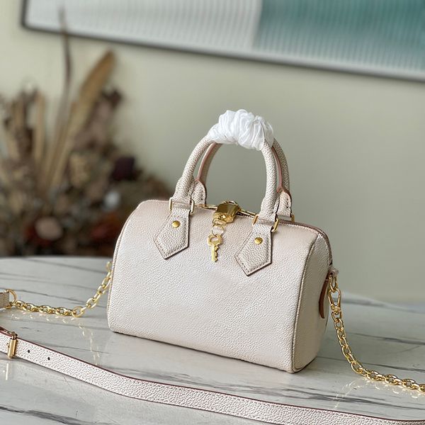 

designer crossbody bag luxury lock packet genuine leather shoulder bag 20cm high lmitation handbag with box zl041