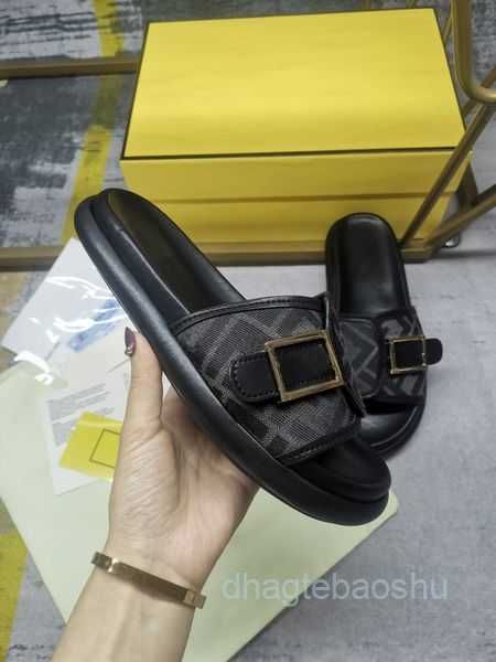 

sandals womens beach slides fendyity slippers 2023 designer men brown sneakers 0on4