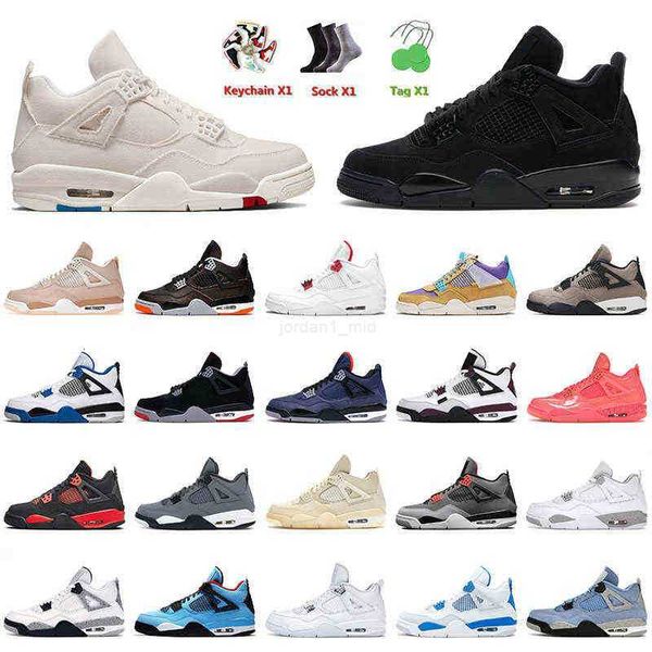 

black cat 4 4s iv mens basketball shoes canvas taupe haze starfish fire red shimmer men women white oreo zen master trainers sports sneakers