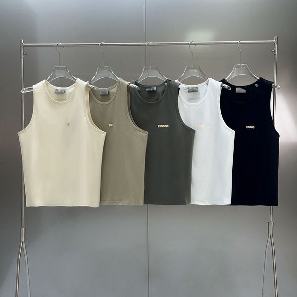 

mens designer vest t shirt casual short sleeve sleeveless fashion hip hop men vests cotton fitness running sports t shirts size s-xl.pd02, White;black