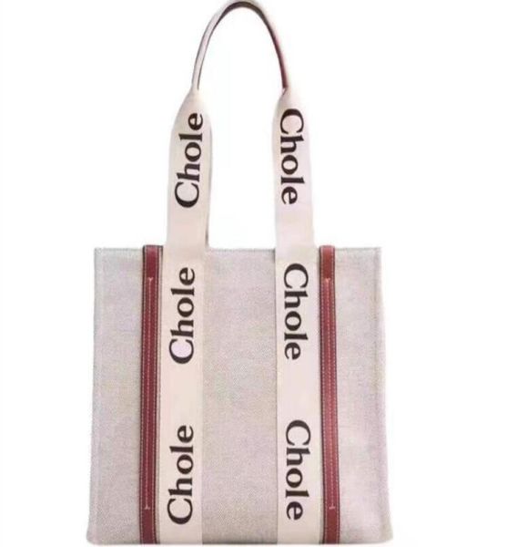 

2022 sell home big shopping bag man women large capacity beach canvas bag leisure chlose handbag shoulder bags with initia8171039
