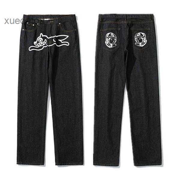

ropa dog print streetwear 2022 men hip hop baggy jeans pants y2k clothes straight loose goth denim trousers pantnes vaqueros t220726 1 e7ss, Blue